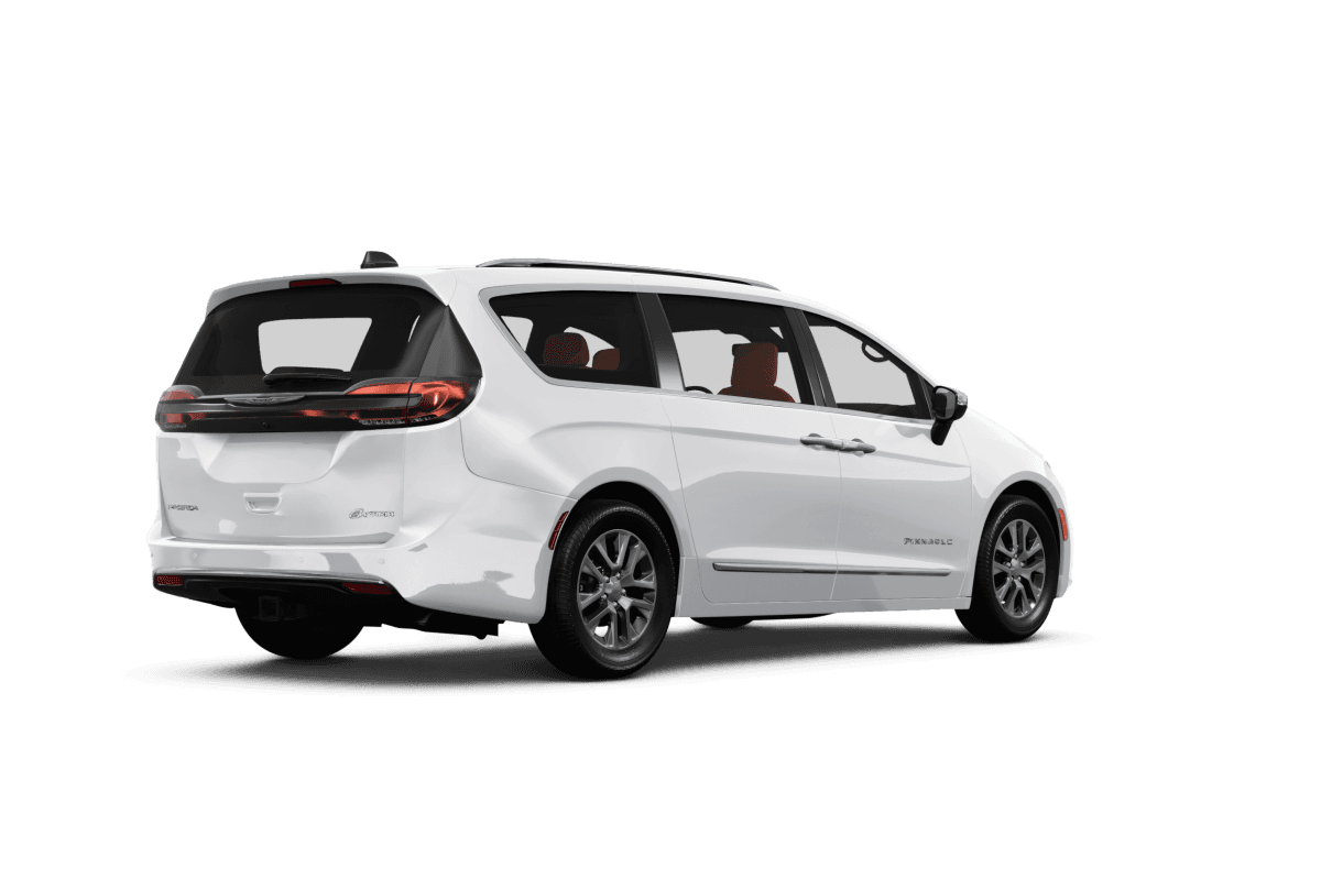 Chrysler Pacifica Plug-In Hybrid  - Back view Chrysler Pacifica Plug-In Hybrid  - Back view