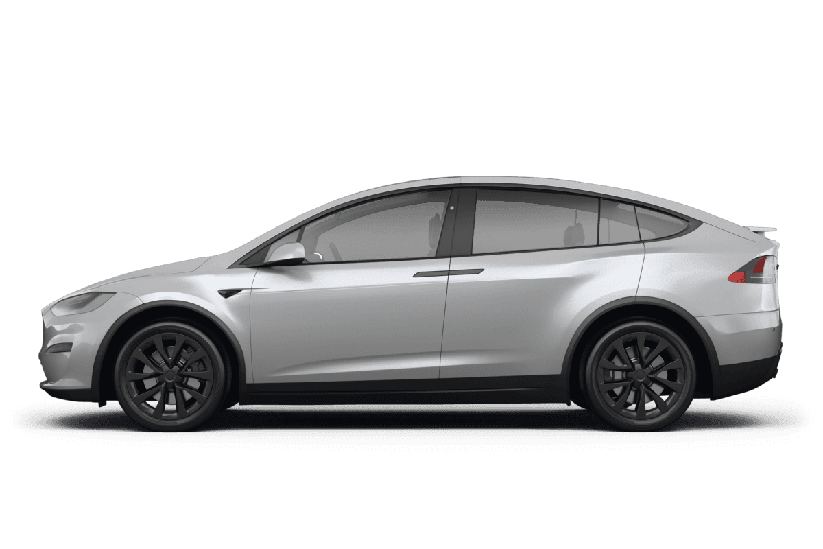 Tesla Model X  - Side view Tesla Model X  - Side view