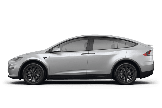 Tesla Model X  - Side view Tesla Model X  - Side view